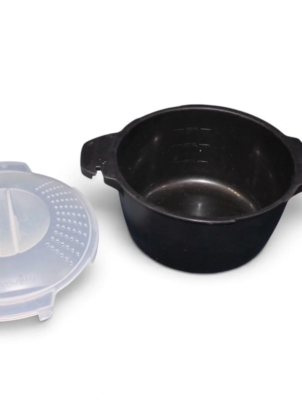 Pampered Chef Microwave Steamer Pot With Locking Strainer Lid - 4 Cups 2 litres